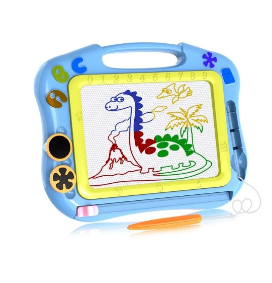 Magnetic Drawing Board for Toddlers, Travel Size Magna Doodle Board with  Learning Cards & Stamps - Education Doodle Toys for Kids. Erasable Magnet  Writing Sketch Table for 2 3 4 5 Year